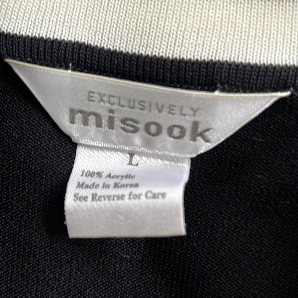Exclusively Misook open front jacket L - Picture 3 of 4